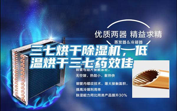 三七烘干除濕機，低溫烘干三七藥效佳