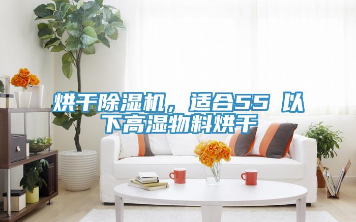 烘干除濕機，適合55℃以下高濕物料烘干
