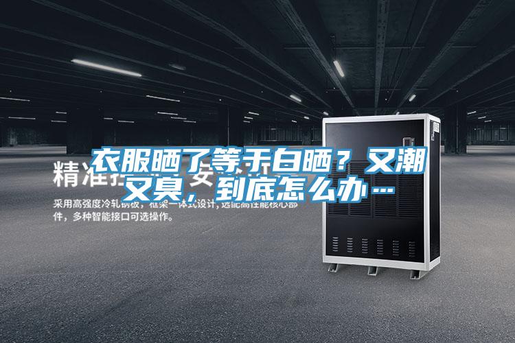 衣服曬了等于白曬？又潮又臭，到底怎么辦…