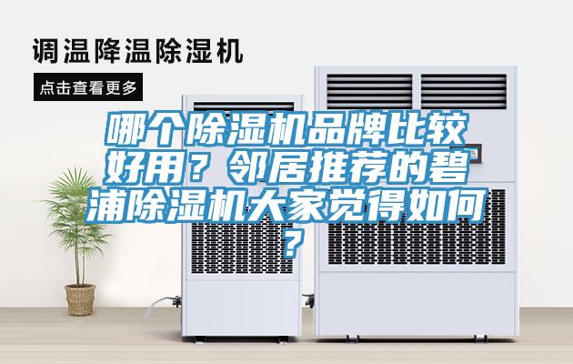 哪個(gè)除濕機(jī)品牌比較好用？鄰居推薦的碧浦除濕機(jī)大家覺(jué)得如何？