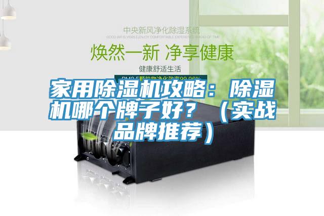 家用除濕機攻略：除濕機哪個牌子好？（實戰品牌推薦）