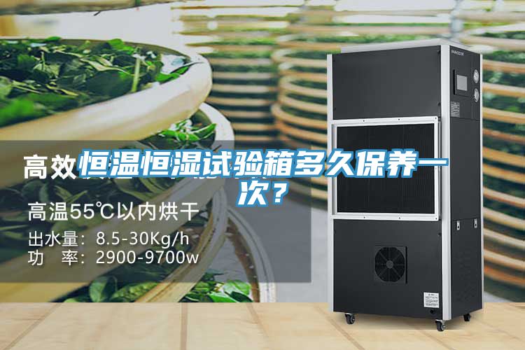 恒溫恒濕試驗(yàn)箱多久保養(yǎng)一次？