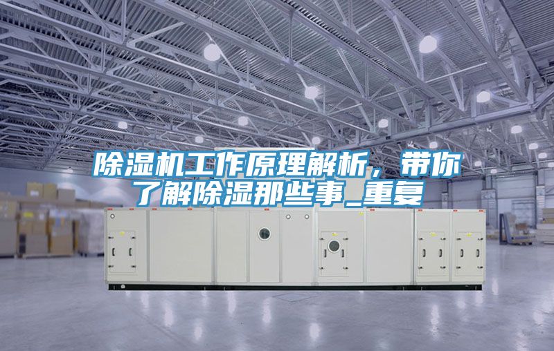 除濕機(jī)工作原理解析，帶你了解除濕那些事_重復(fù)